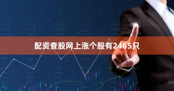 配资查股网上涨个股有2465只